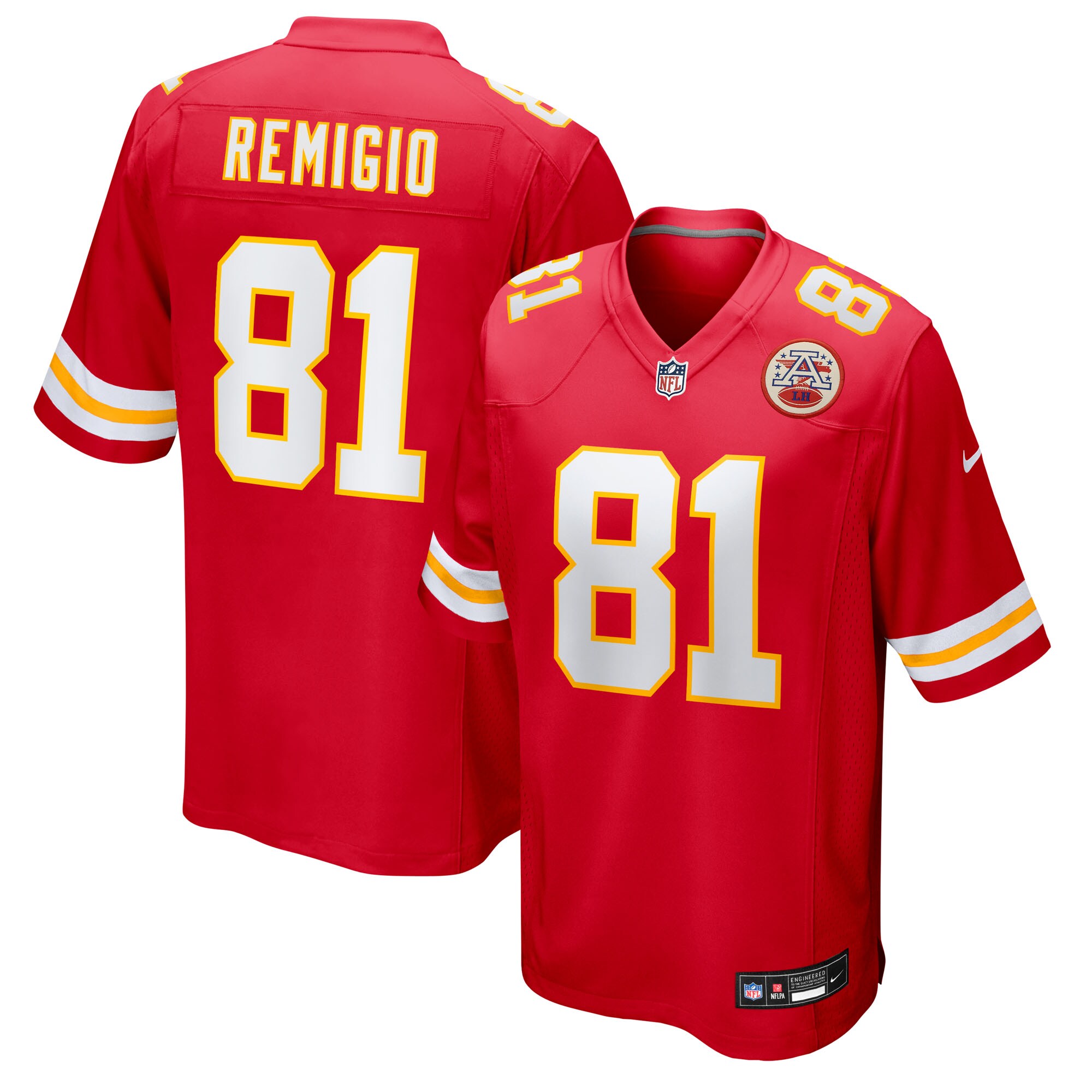 nikko remigio kansas city chiefs nike team game jersey red clowdercats ypxga.jpg