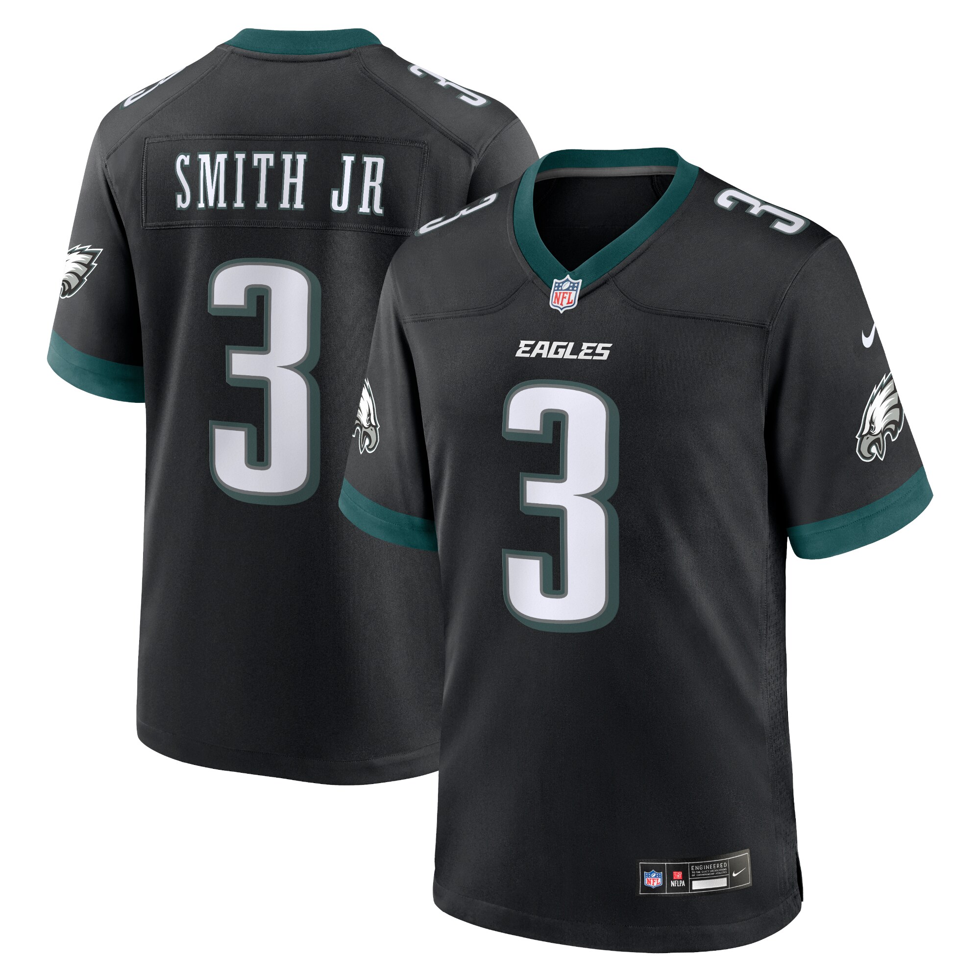 nolan smith philadelphia eagles nike alternate game jersey black clowdercats 5nsc3.jpg
