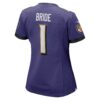 number 1 bride baltimore ravens nike womens game jersey purple clowdercats tucfz.jpg