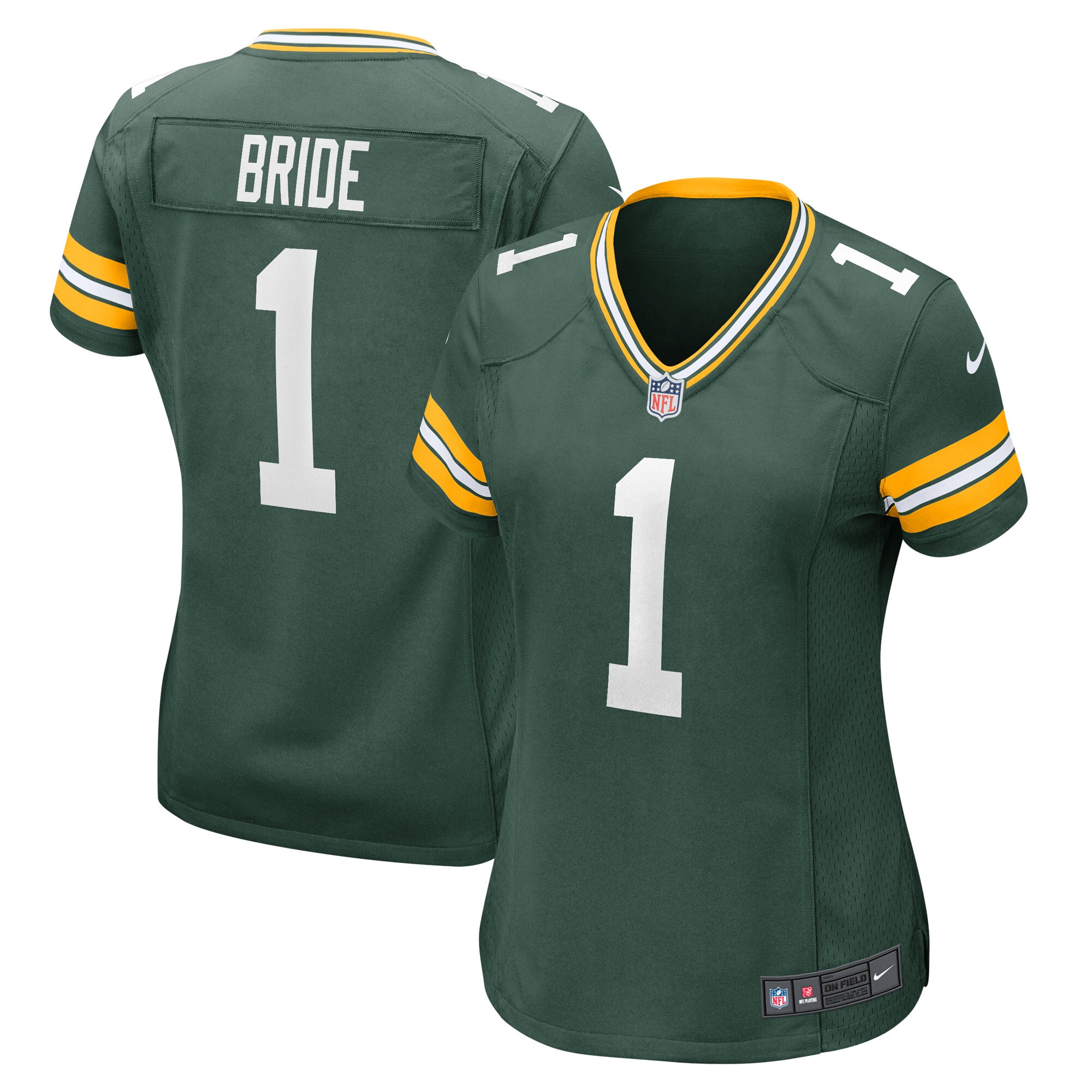 number 1 bride green bay packers nike womens game jersey green clowdercats dkoub.jpg