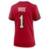 number 1 bride tampa bay buccaneers nike womens game jersey red clowdercats 8ddti.jpg