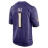 number 1 dad baltimore ravens nike game jersey purple clowdercats ma51b.jpg