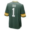 number 1 dad green bay packers nike game jersey green clowdercats ww6hv.jpg