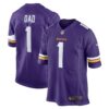 number 1 dad minnesota vikings nike game jersey purple clowdercats potda.jpg