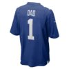 number 1 dad new york giants nike game jersey royal clowdercats qg9vb.jpg