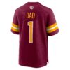number 1 dad washington commanders nike game jersey burgundy clowdercats dwel8.jpg
