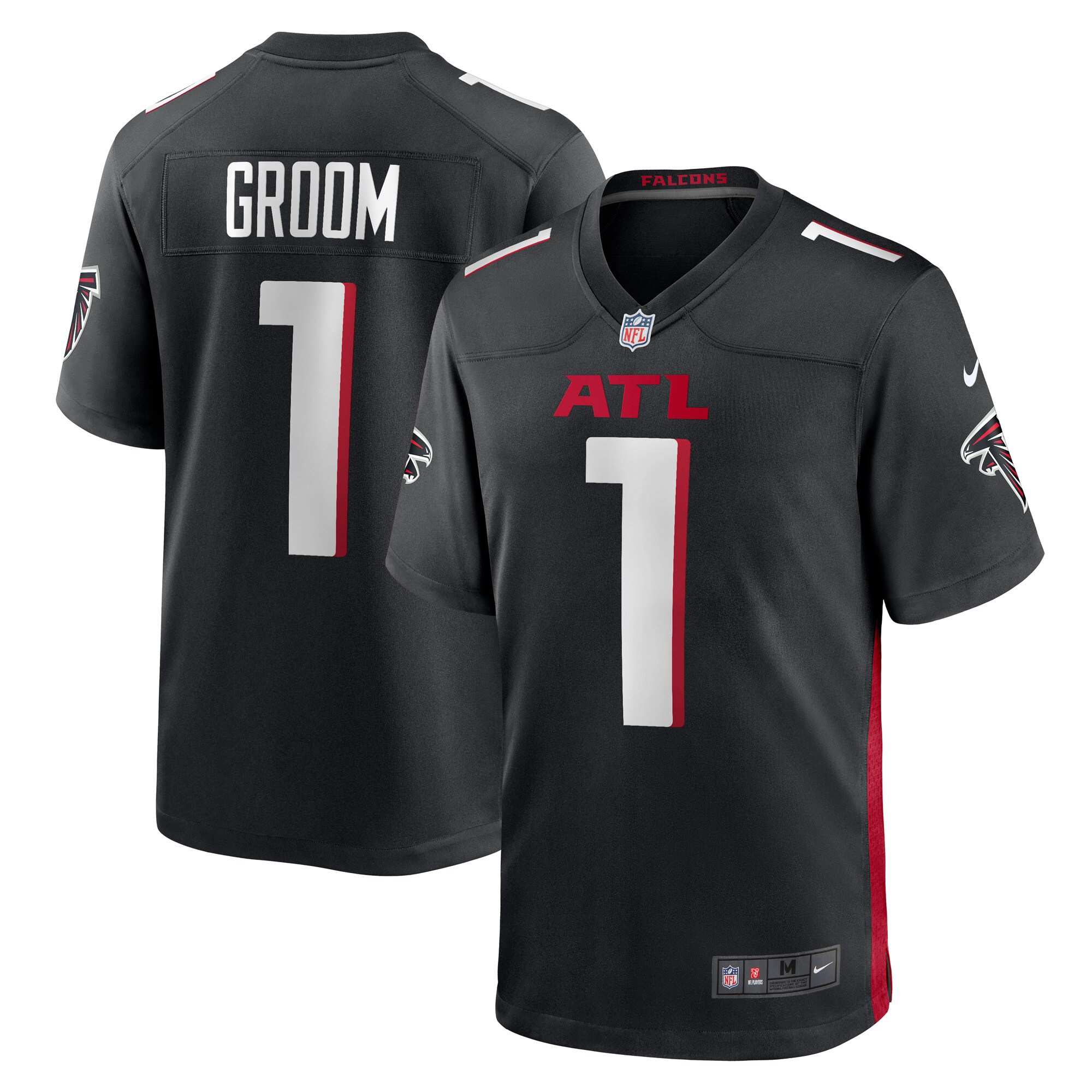number 1 groom atlanta falcons nike game jersey black clowdercats ug5fn.jpg