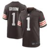 number 1 groom cleveland browns nike game jersey brown clowdercats bv3mv.jpg