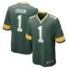 number 1 groom green bay packers nike game jersey green clowdercats 7ylkc.jpg