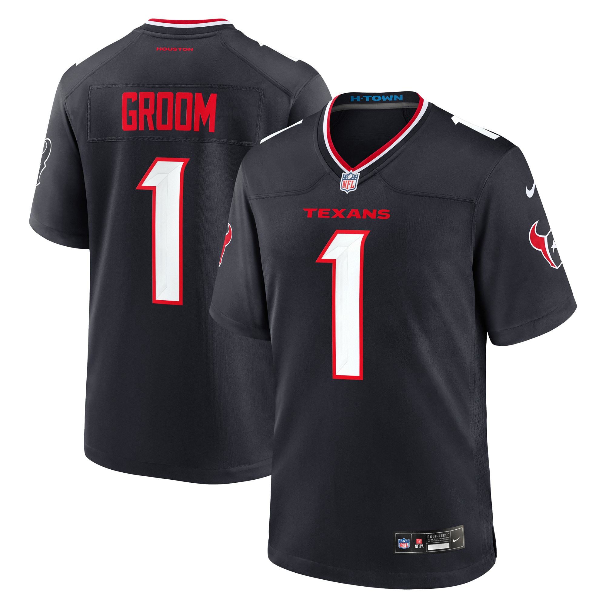 number 1 groom houston texans nike game jersey navy clowdercats bvqyw.jpg