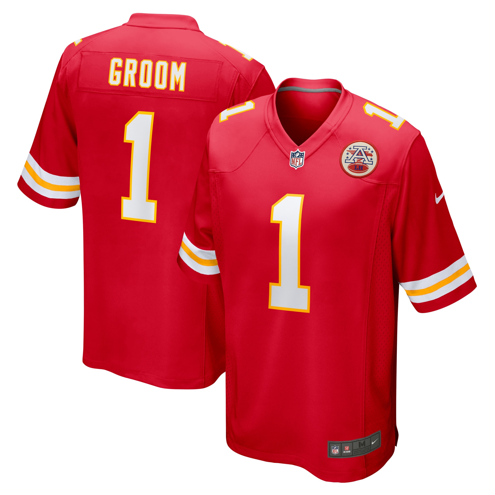 number 1 groom kansas city chiefs nike game jersey red clowdercats 3ap2d.jpg