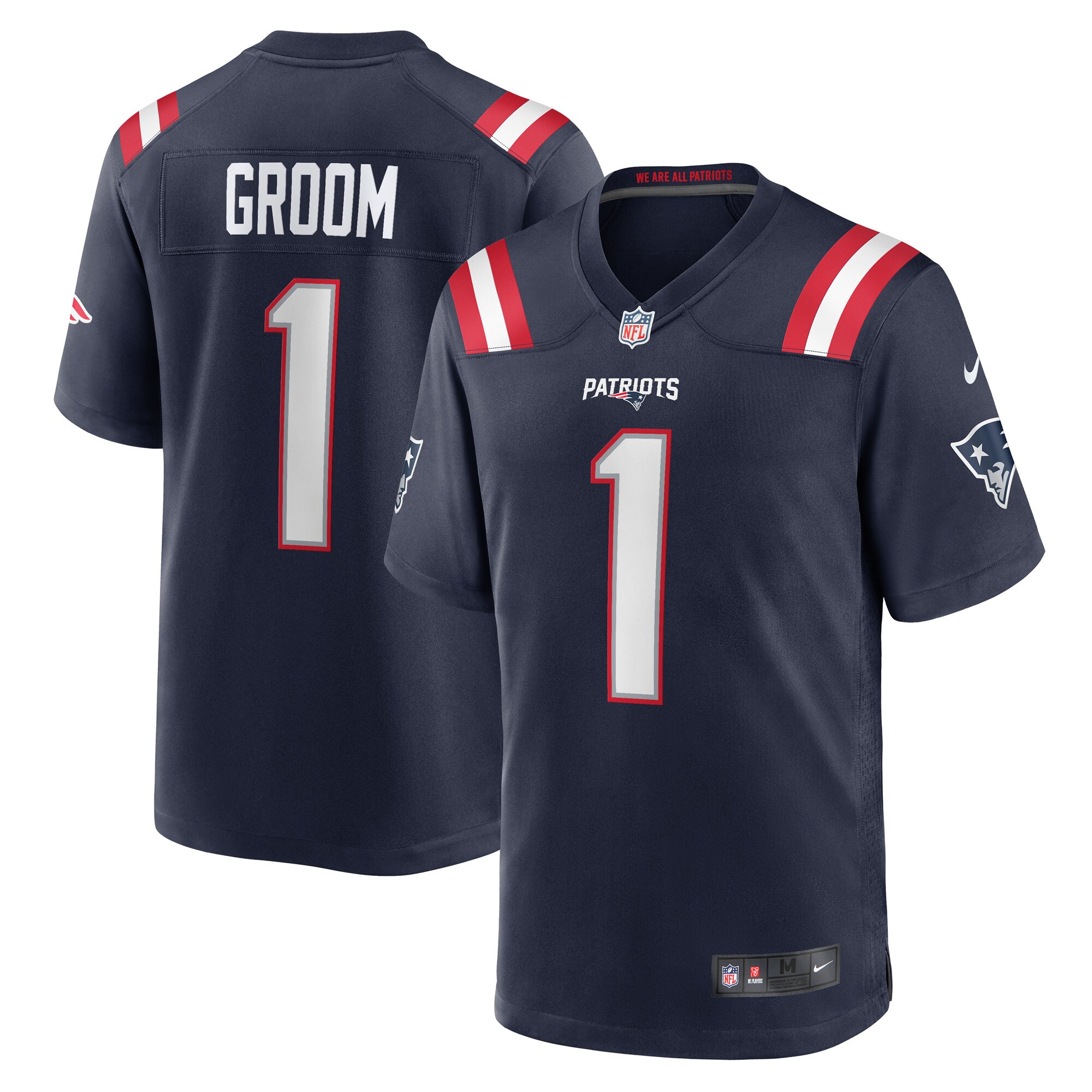 number 1 groom new england patriots nike game jersey navy clowdercats rgg86.jpg