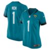number 1 mom jacksonville jaguars nike womens game jersey teal clowdercats ryukj.jpg