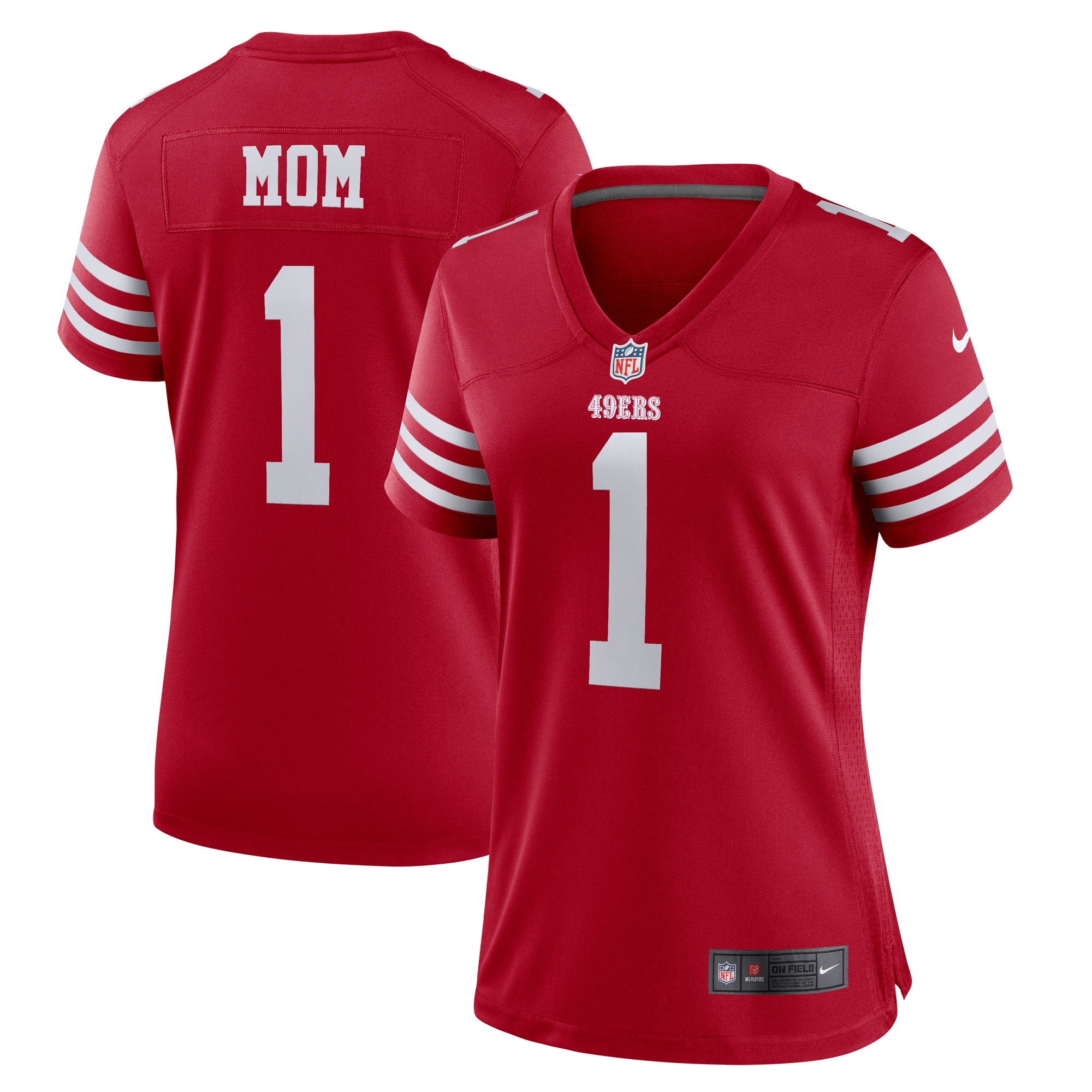 number 1 mom san francisco 49ers nike womens game jersey scarlet clowdercats 8tlct.jpg