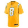 omarion hampton los angeles chargers nike alternate charger power game player jersey gold clowdercats 29amy.jpg