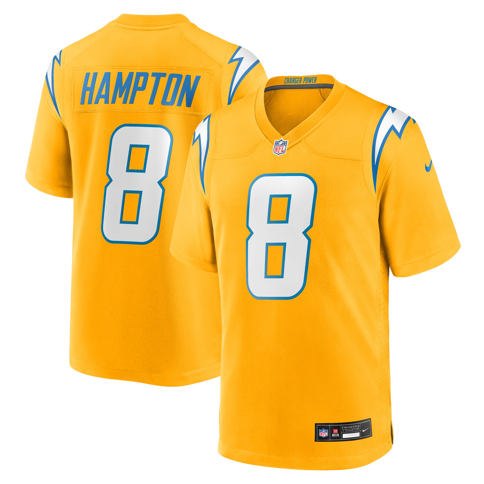 omarion hampton los angeles chargers nike alternate charger power game player jersey gold clowdercats vbh36.jpg