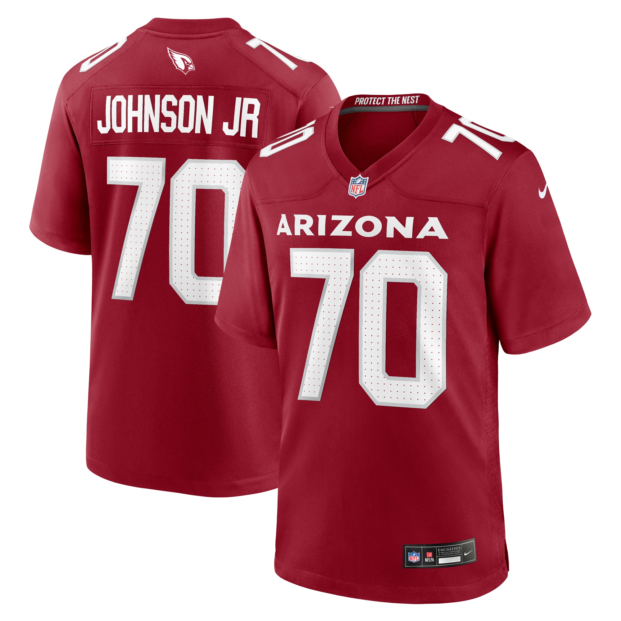 paris johnson jr arizona cardinals nike game jersey cardinal clowdercats 2spqn.jpg