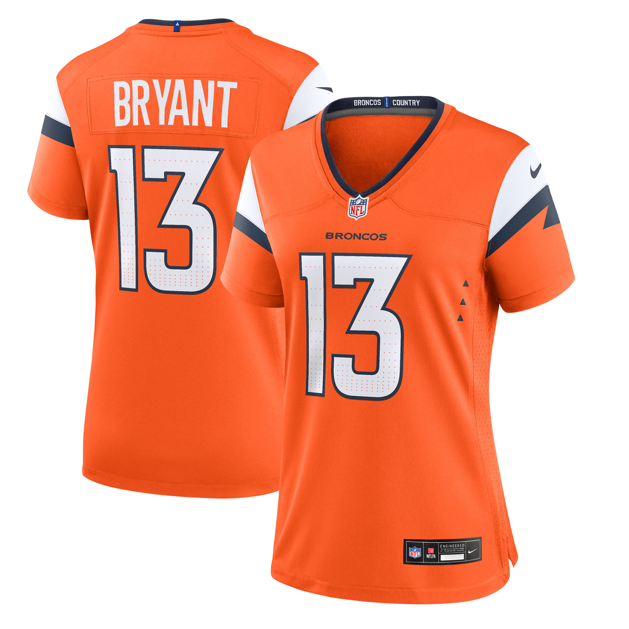pat bryant denver broncos nike womens team game jersey orange clowdercats dwsmt.jpg