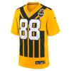 pat freiermuth pittsburgh steelers nike alternate 1933 throwback game jersey gold clowdercats lmrci.jpg