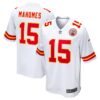 patrick mahomes kansas city chiefs nike game jersey white clowdercats cx007.jpg