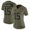 patrick mahomes kansas city chiefs nike womens 2025 salute to service limited jersey olive clowdercats y3opa.jpg