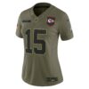 patrick mahomes kansas city chiefs nike womens 2025 salute to service limited jersey olive clowdercats ygcss.jpg