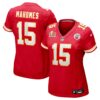 patrick mahomes kansas city chiefs nike womens super bowl lix game jersey red clowdercats ba0bh.jpg