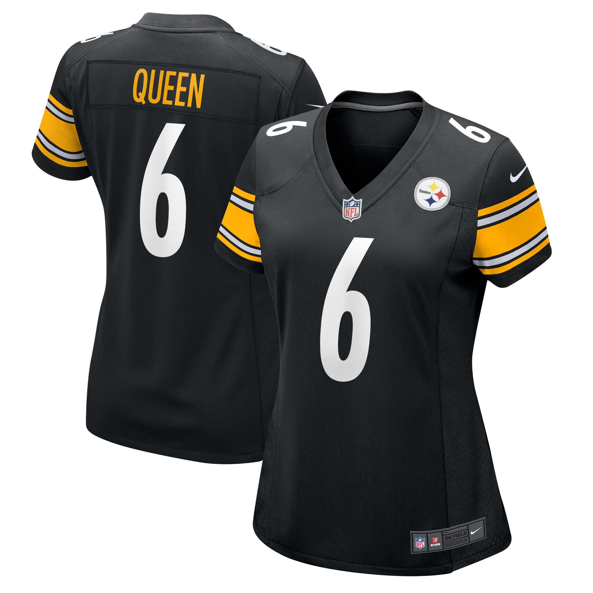 patrick queen pittsburgh steelers nike womens team game jersey black clowdercats zkssl.jpg