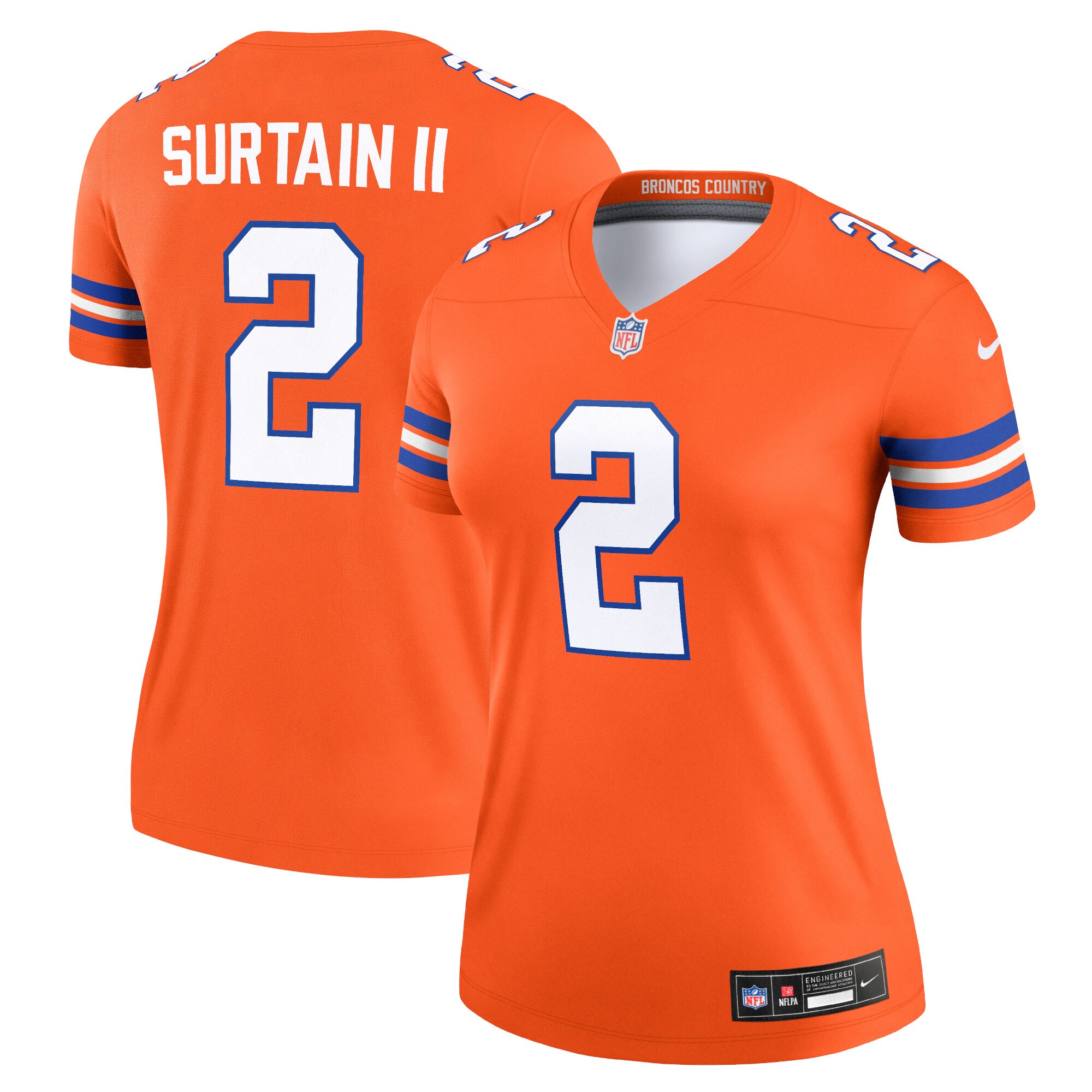 patrick surtain ii denver broncos nike womens alternate legend player performance top mile high collection 1977 throwback orange clowdercats nk9w8.jpg