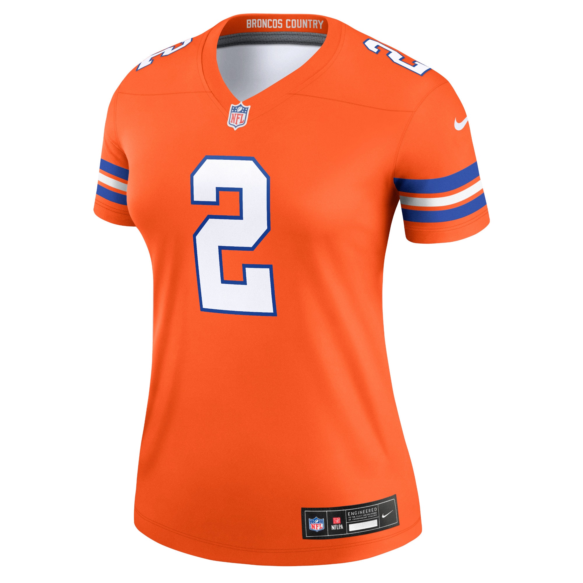 patrick surtain ii denver broncos nike womens alternate legend player performance top mile high collection 1977 throwback orange clowdercats yhxd6.jpg