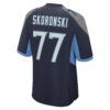 peter skoronski tennessee titans nike game jersey navy clowdercats euqxc.jpg