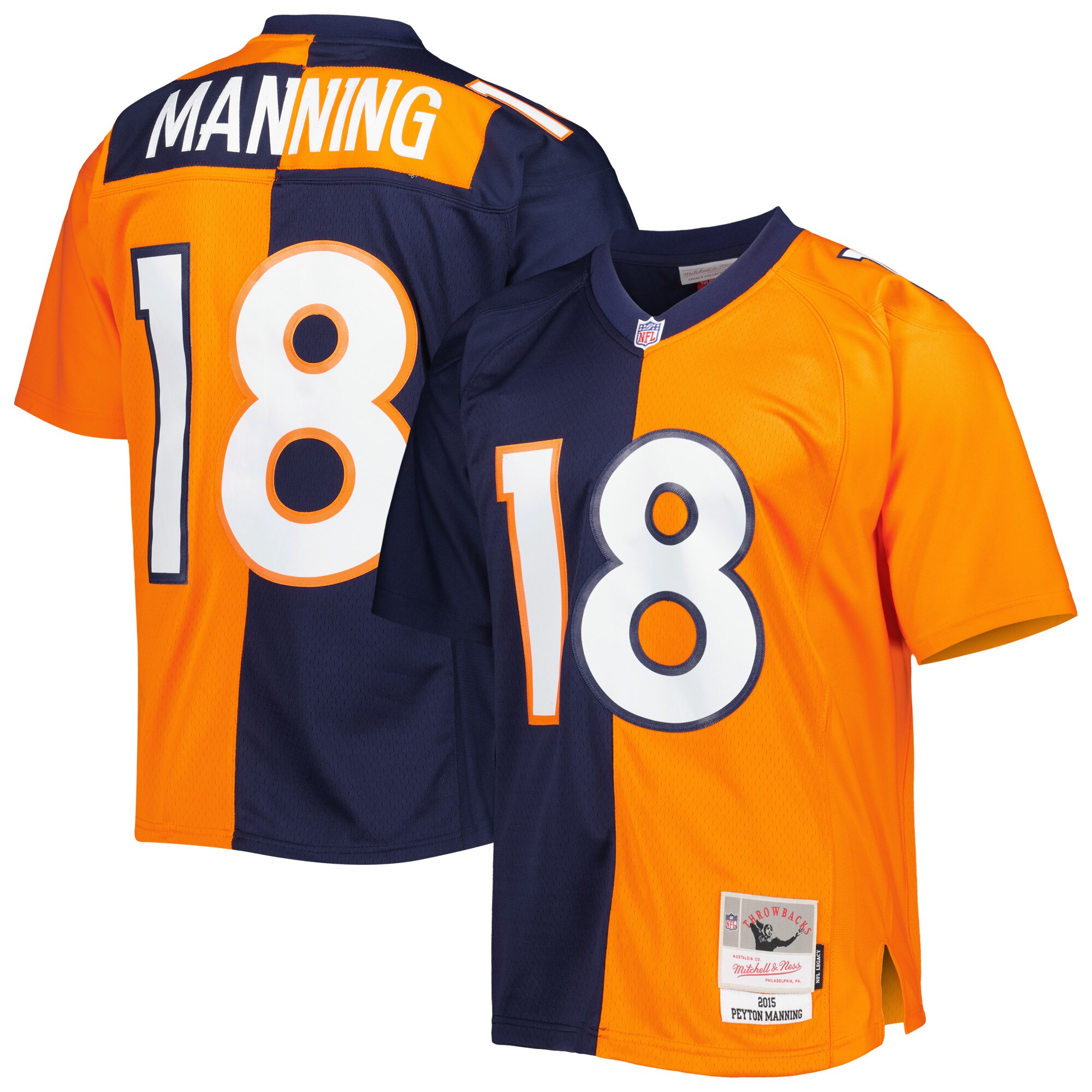 peyton manning denver broncos mitchell ness 2015 split legacy replica jersey navyorange clowdercats 4me42.jpg