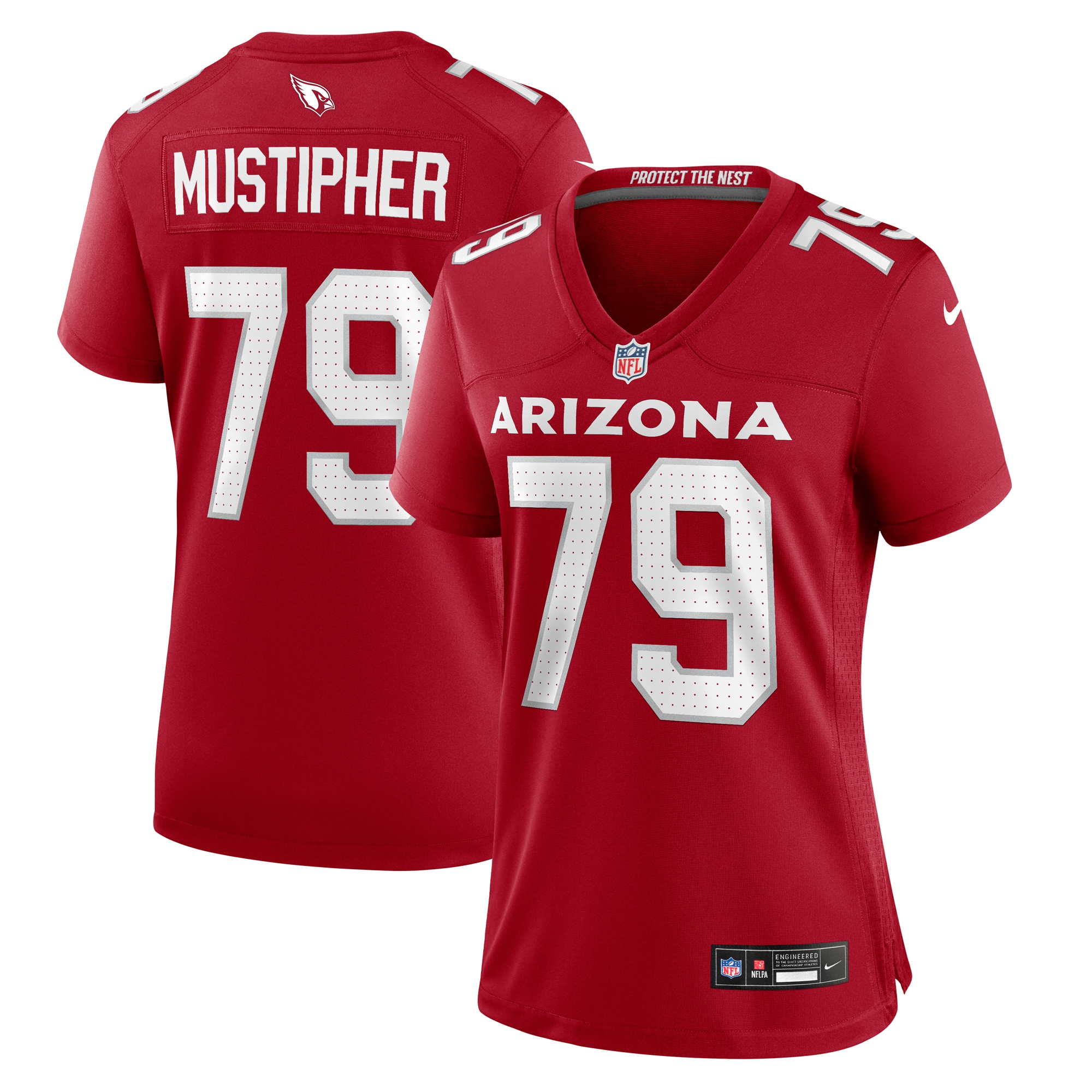 pj mustipher arizona cardinals nike womens team game jersey cardinal clowdercats 6ev7d.jpg