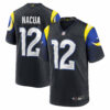 puka nacua los angeles rams nike 2025 rivalries collection game jersey midnight blue clowdercats esbn4.jpg