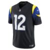 puka nacua los angeles rams nike 2025 rivalries collection limited jersey midnight blue clowdercats qnlz5.jpg