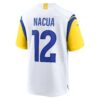 puka nacua los angeles rams nike game player jersey white clowdercats vimnj.jpg