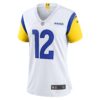 puka nacua los angeles rams nike womens game player jersey white clowdercats obqbf.jpg