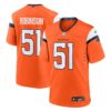 que robinson denver broncos nike team game jersey orange clowdercats uancl.jpg