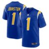 quentin johnston los angeles chargers nike alternate game jersey royal clowdercats zxjrs.jpg