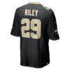 quincy riley new orleans saints nike team game jersey black clowdercats i4xua.jpg