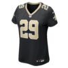 quincy riley new orleans saints nike womens team game jersey black clowdercats ocrjr.jpg