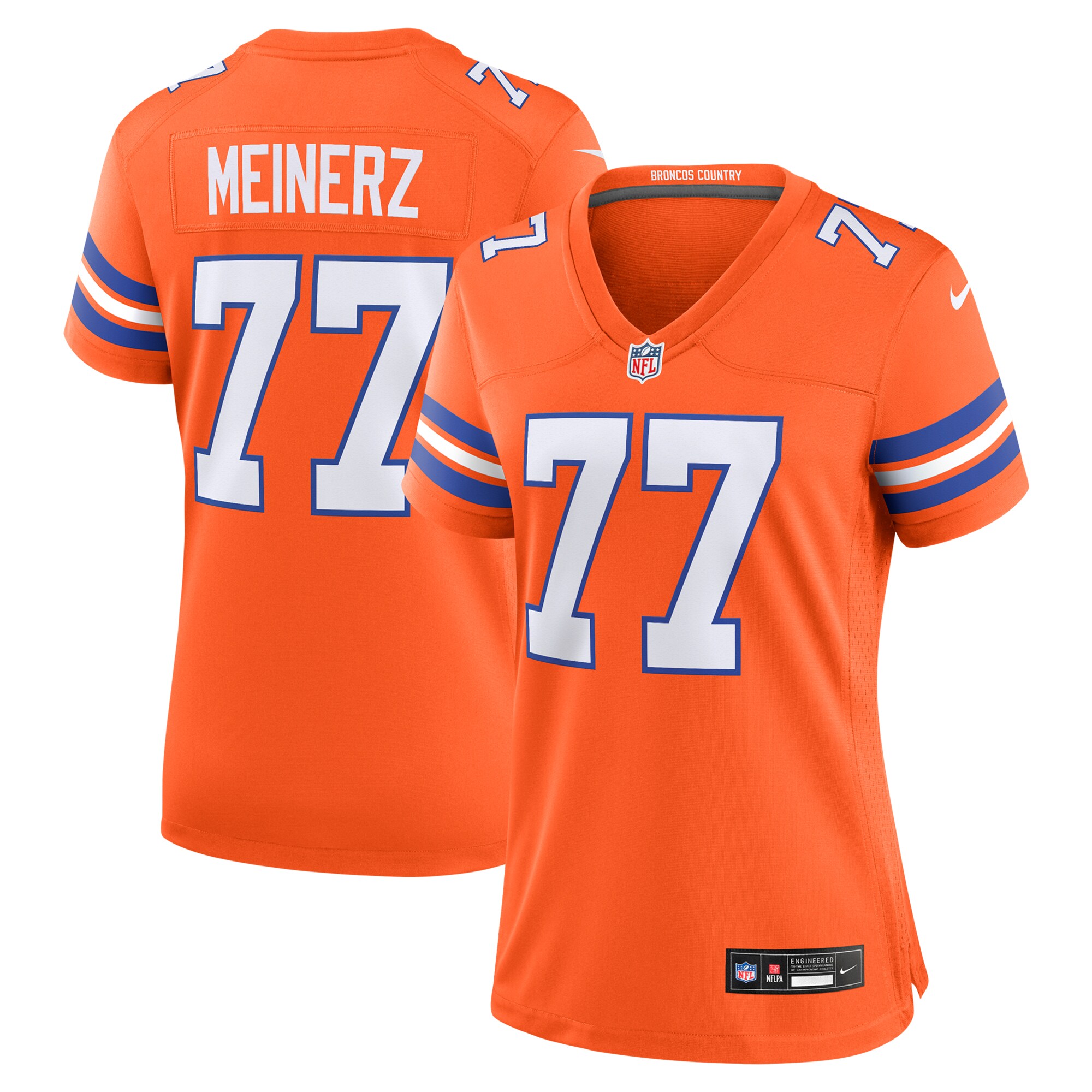 quinn meinerz denver broncos nike womens mile high collection 1977 throwback player game jersey orange clowdercats lpqo2.jpg
