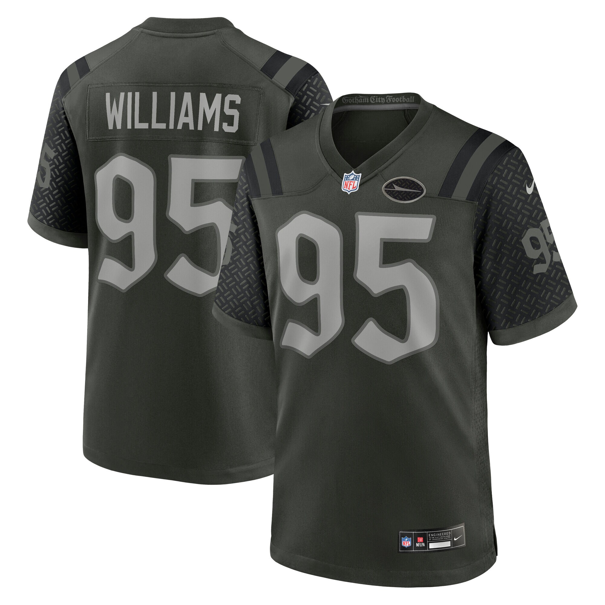 quinnen williams new york jets nike 2025 rivalries collection game jersey gotham green clowdercats vv8jl.jpg