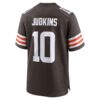 quinshon judkins cleveland browns nike 2025 nfl draft game jersey brown clowdercats l7vw1.jpg