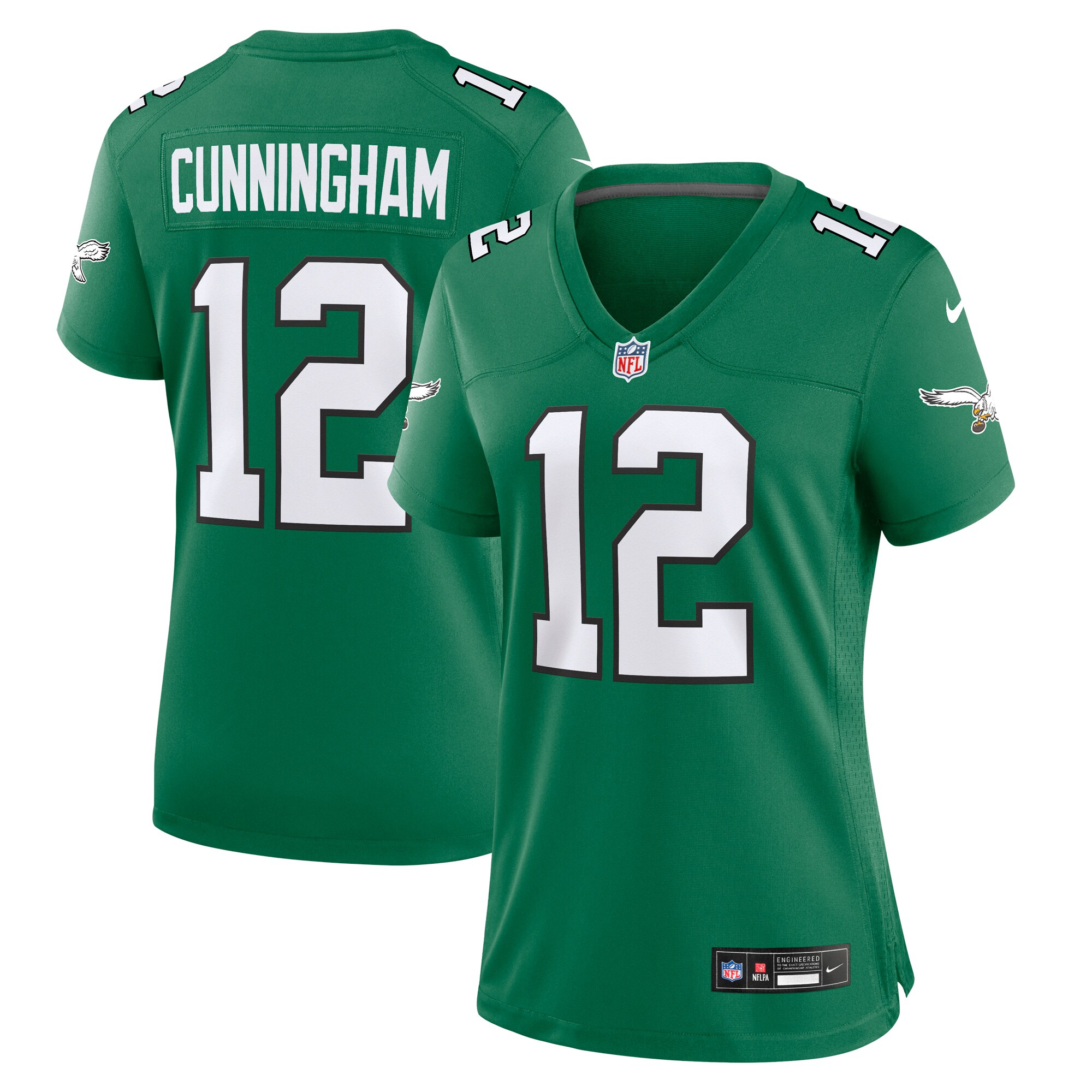 randall cunningham philadelphia eagles nike womens alternate game jersey kelly green clowdercats irude.jpg