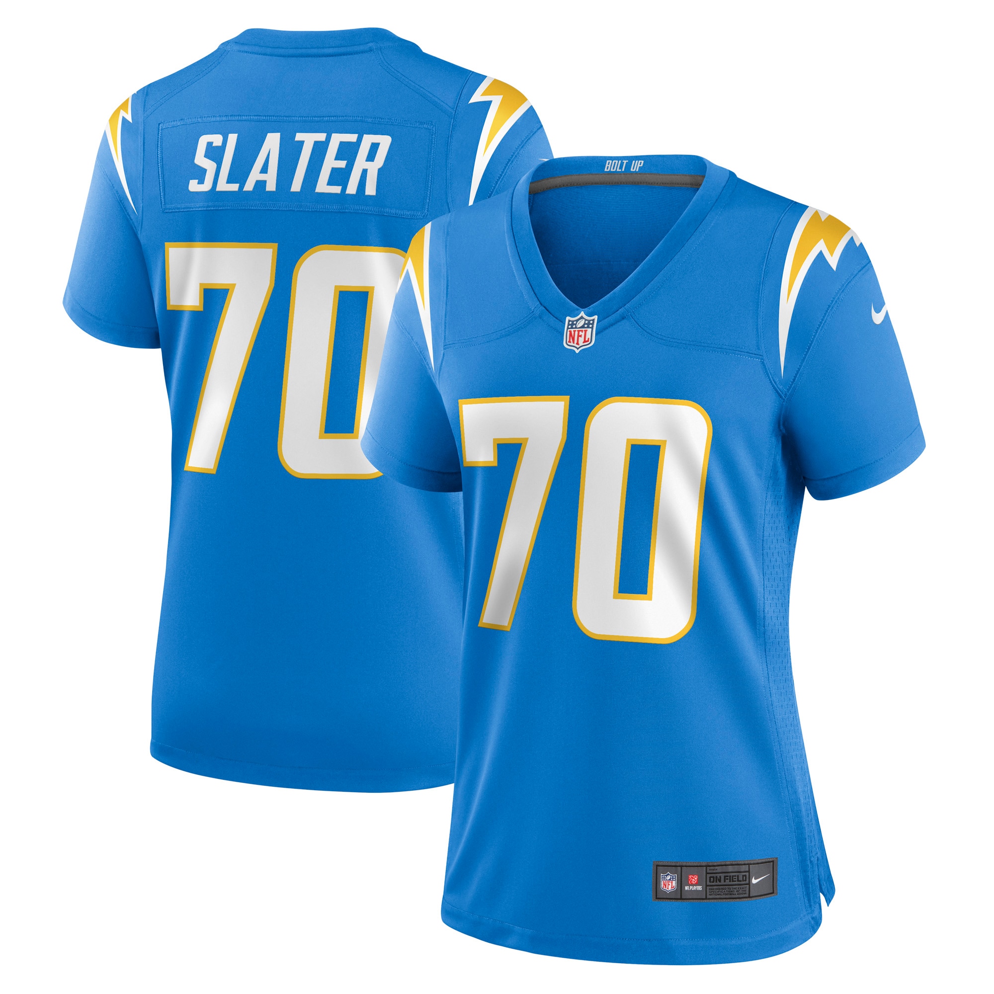 rashawn slater los angeles chargers nike womens game jersey powder blue clowdercats exnxe.jpg