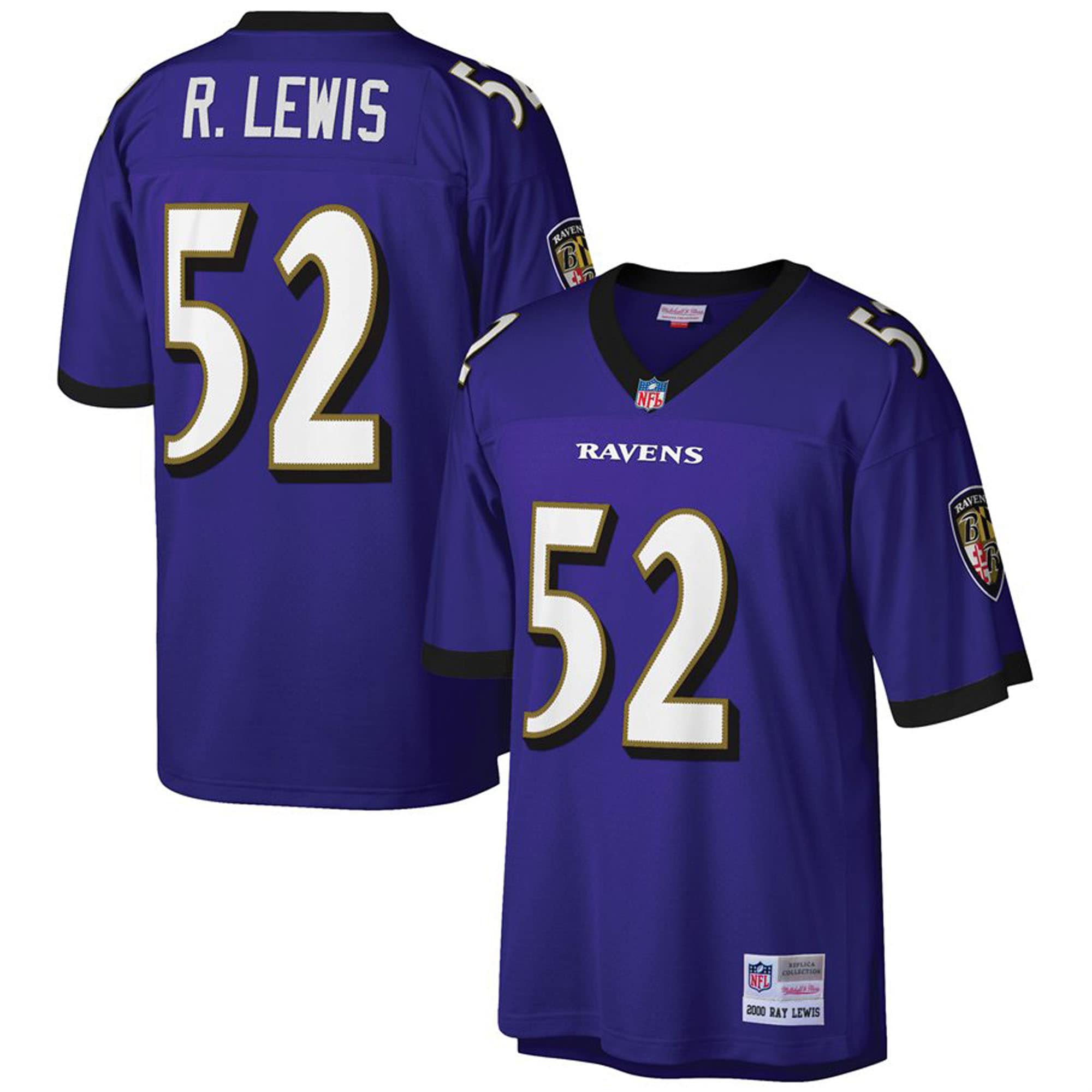 ray lewis baltimore ravens mitchell ness big tall 2000 retired player replica jersey purple clowdercats 4rwdv.jpg