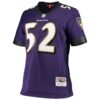 ray lewis baltimore ravens mitchell ness womens legacy replica team jersey purple clowdercats vgt7d.jpg