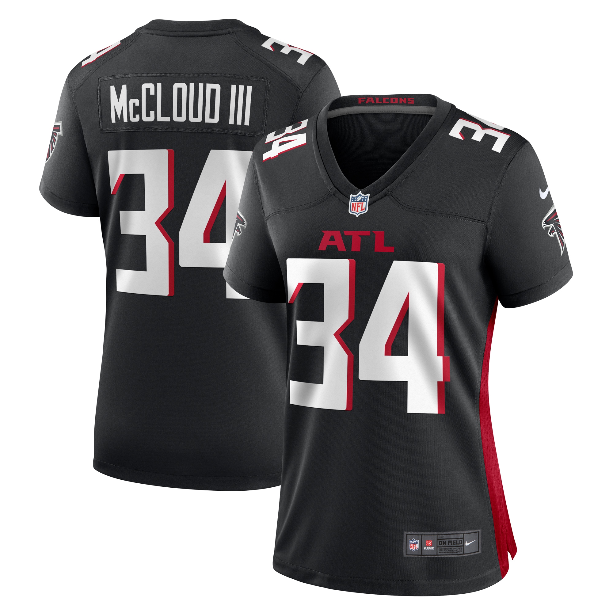 ray ray mccloud iii atlanta falcons nike womens game jersey black clowdercats bmr7u.jpg