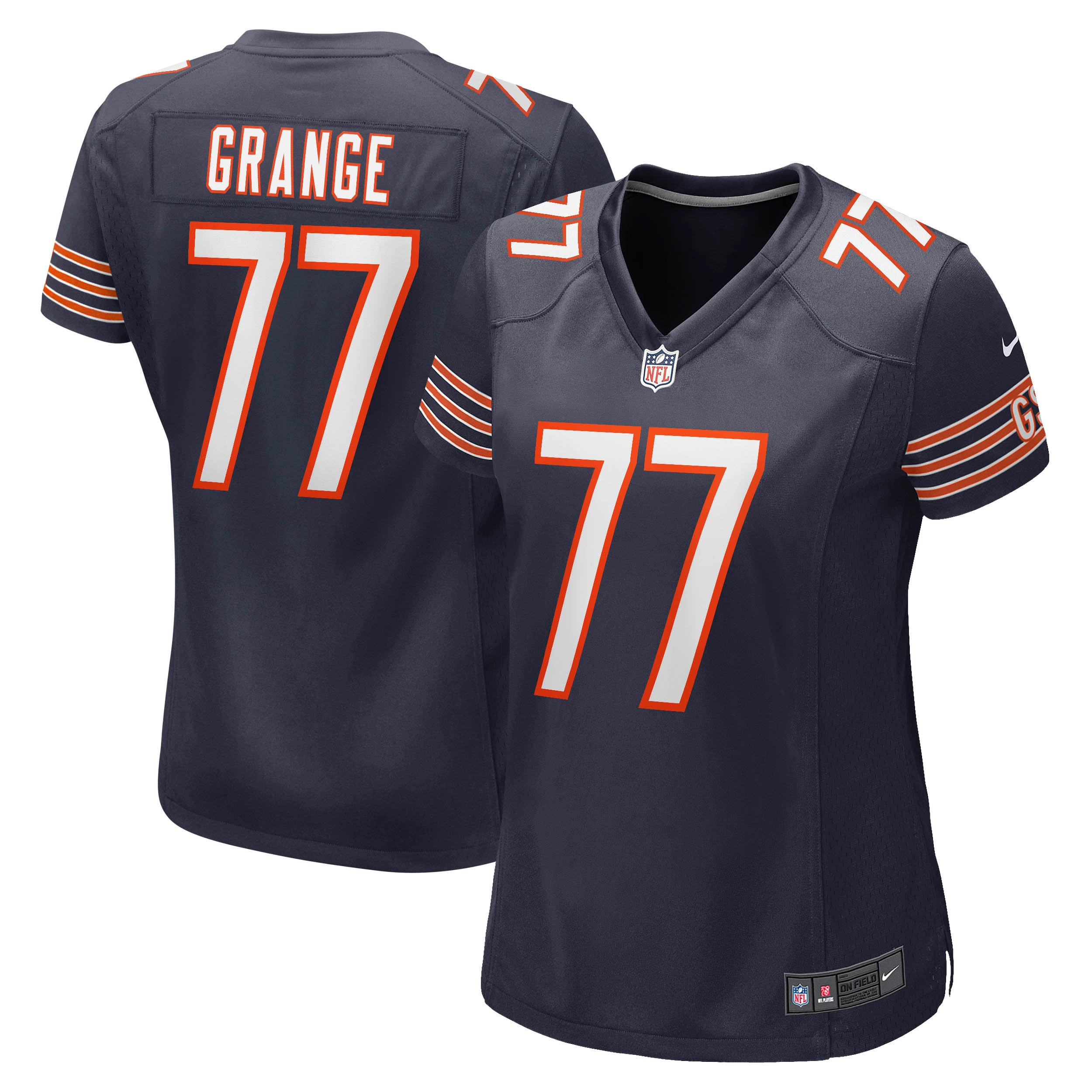 red grange chicago bears nike womens retired player jersey navy clowdercats mwbd2.jpg